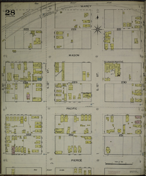 Offenes Buch mit detaillierter Stadtkarte, das als umfassender Gebietsplan dient.